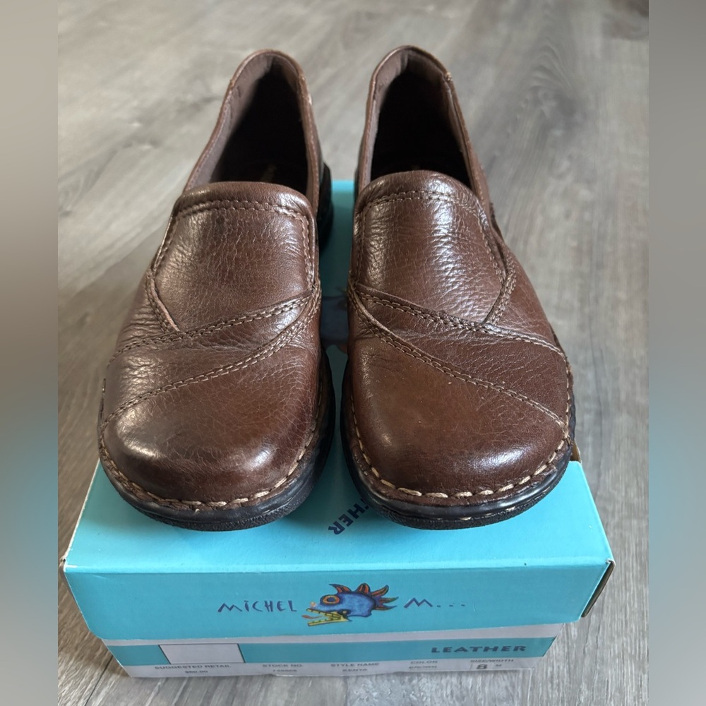 EUC Brown Kenya Leather Loafers
